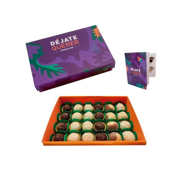 Brigadeiro para regalar, caja regalo brigadeiro
