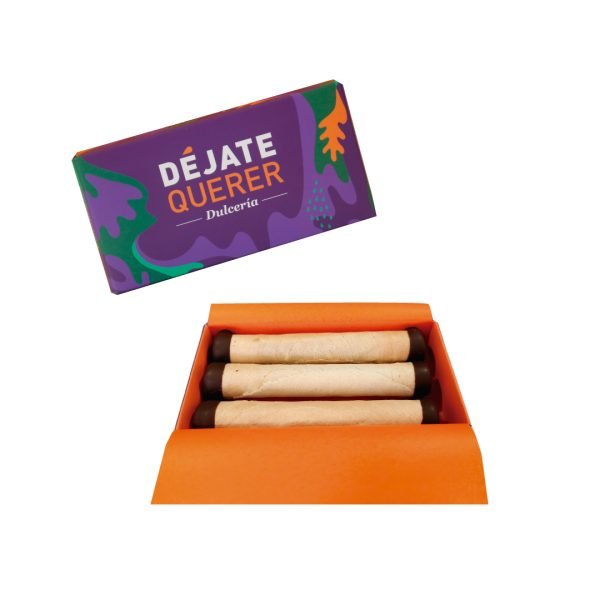 Barquillo dulce de leche
