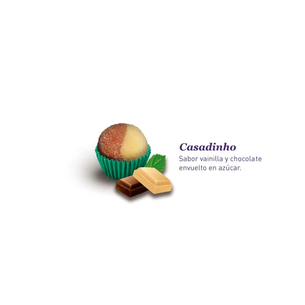 Caja cuchuflí gourmet con brigadeiros - Imagen 2