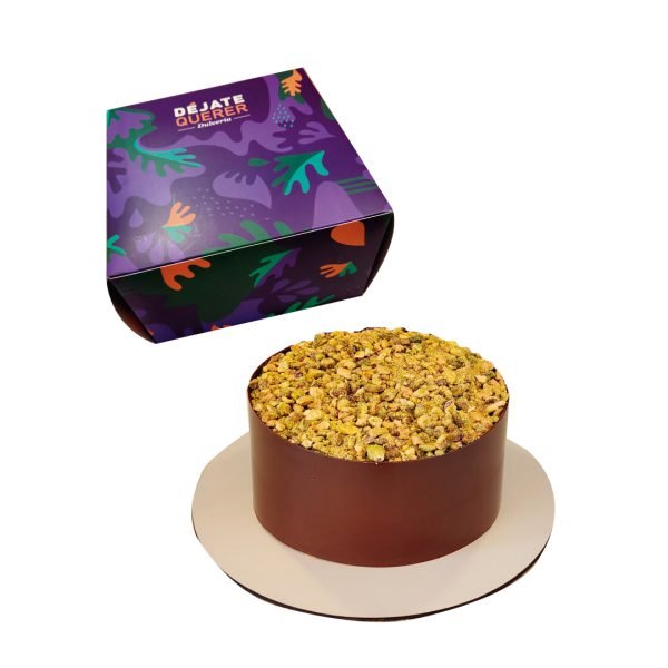 Torta bizcocho pistacho frambuesa 12-14 personas (solo retiro en tienda)