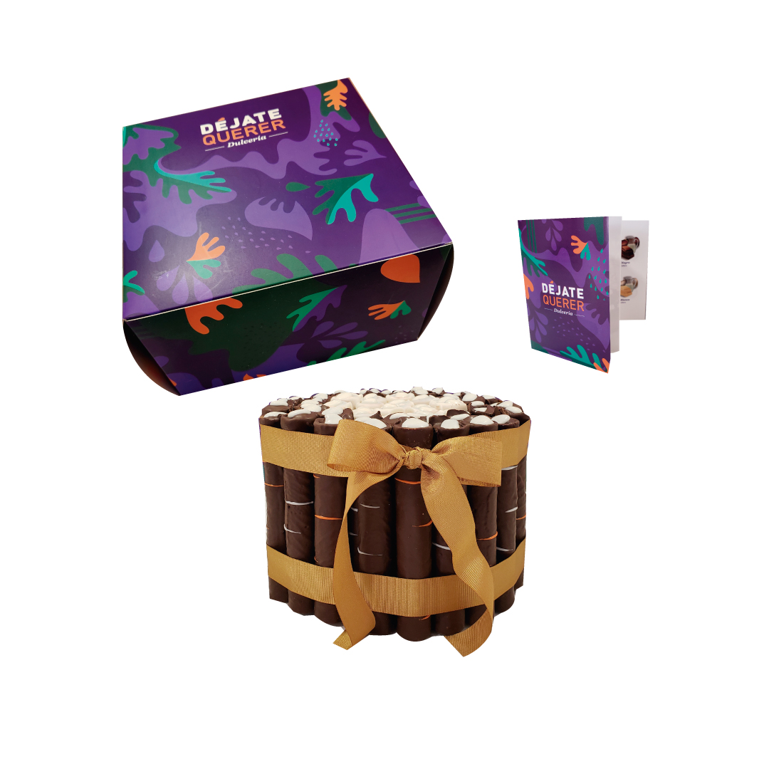 Torta cuchufli gourmet 50 unidades rellenos surtidos - Express