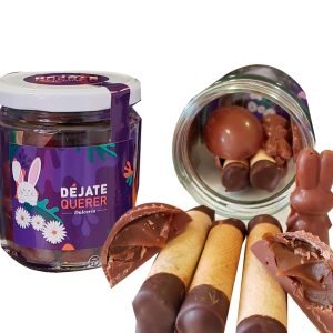 Frasco vidrio pascua dulce de leche