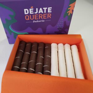 Caja cuchufli gourmet 18 unidades relleno dulce de leche - Express