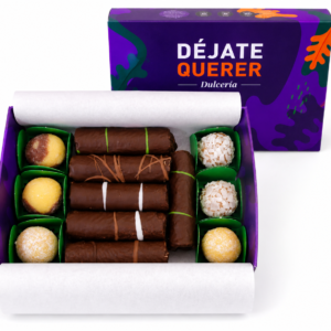 Caja mediana mini cuchufli gourmet y brigadeiros
