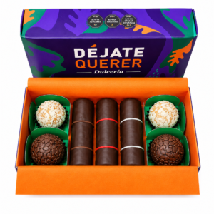 Caja chica mini cuchufli con brigadeiro