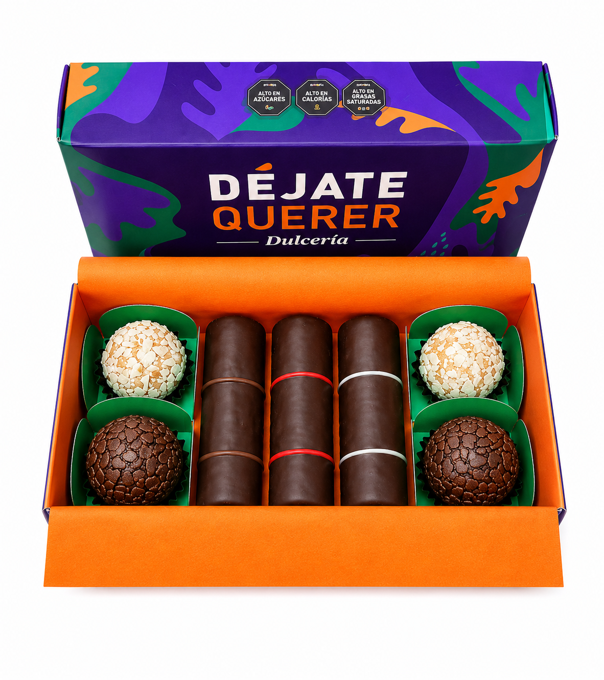 Caja chica mini cuchufli con brigadeiro
